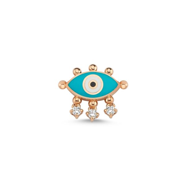 Evil Eye Stud (Turquoise) by Selda Jewellery