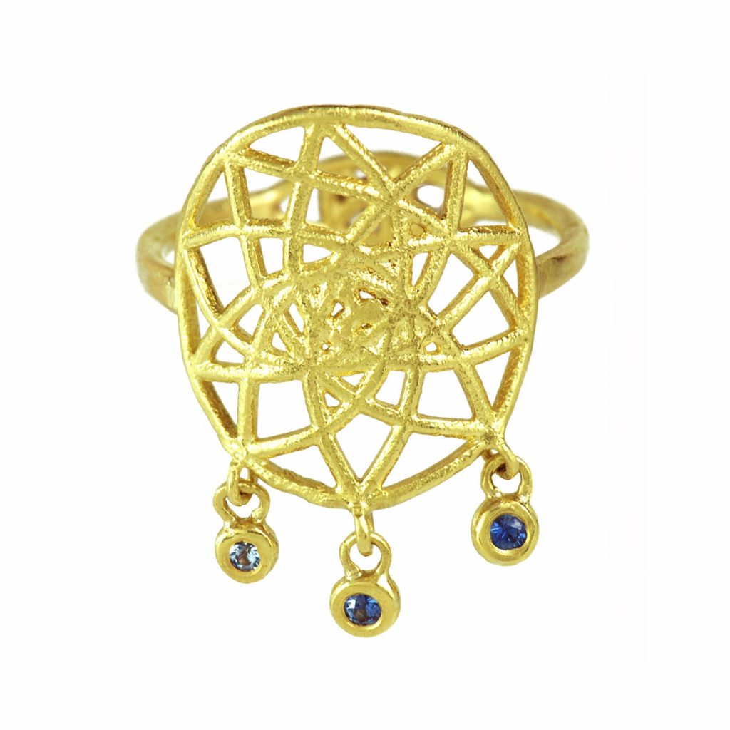 Dreamcatcher Ring by Claire Macfarlane Jewellery