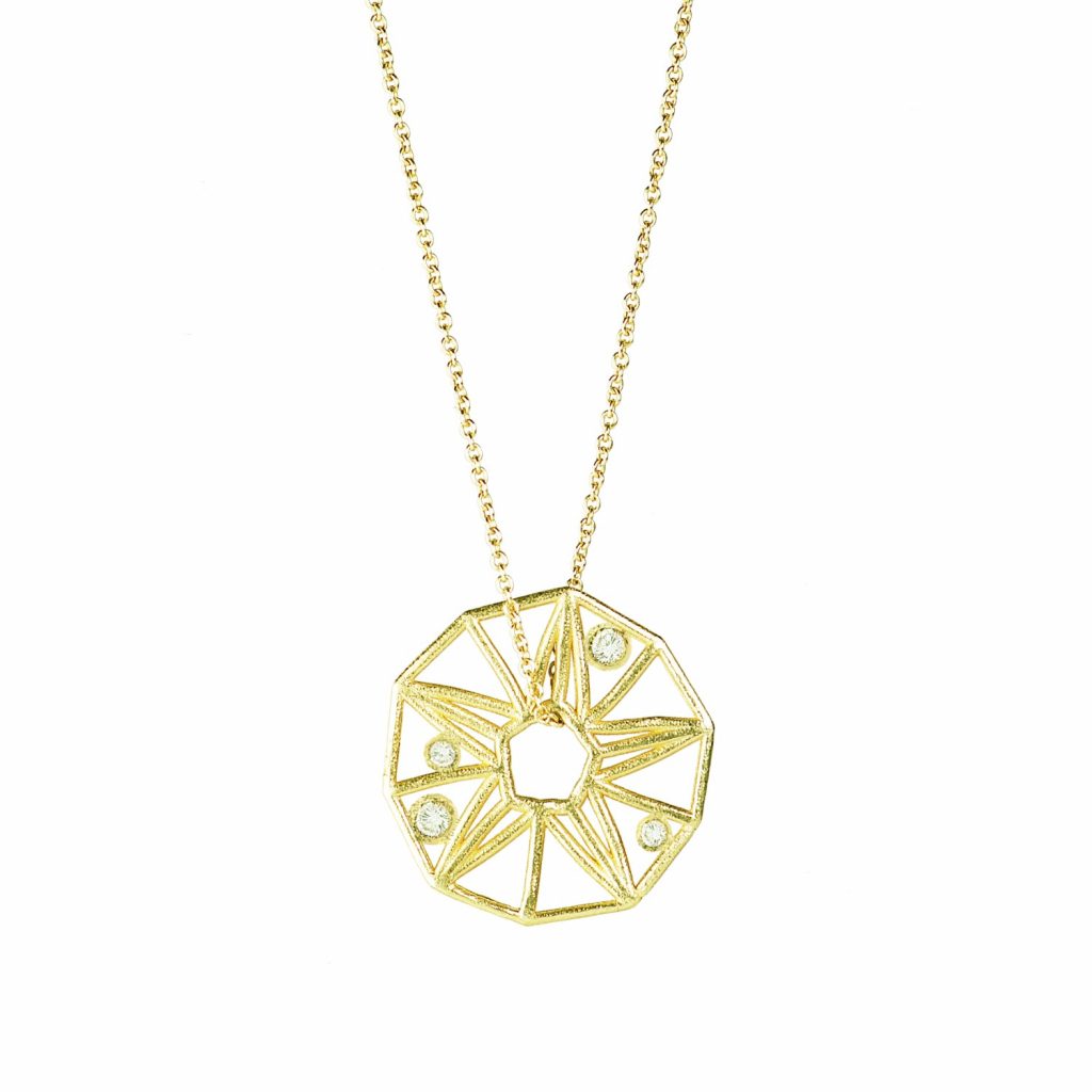 Lucky Star Necklace by Claire Macfarlane Jewellery