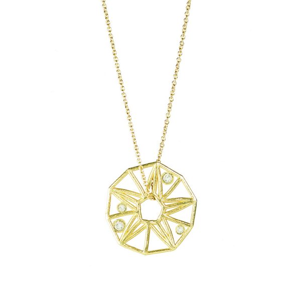 Lucky Star Necklace by Claire Macfarlane Jewellery