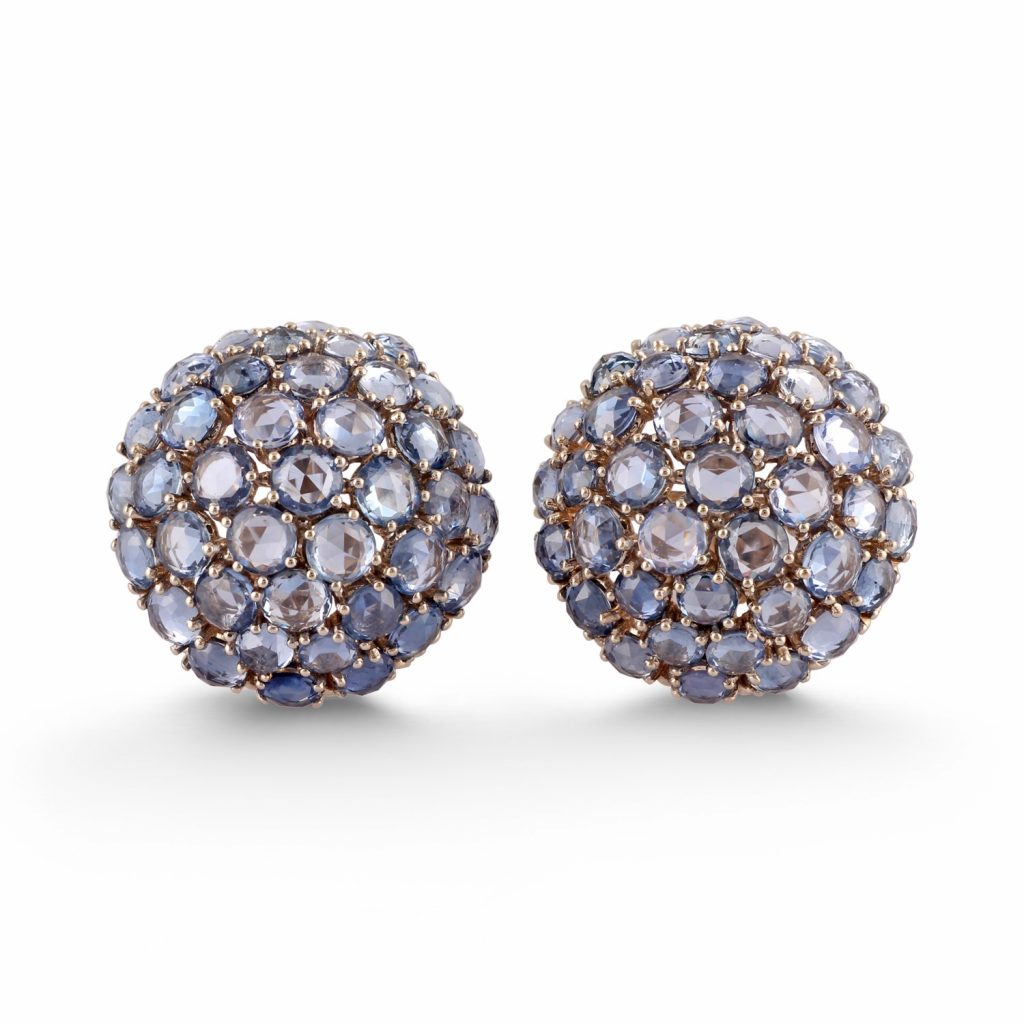 Earring Zero 5 – Sapphires by IVAR by Ritika Ravi