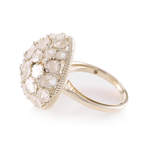 Ring Zero 1 – Diamonds in White Gold by IVAR by Ritika Ravi