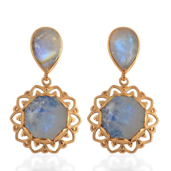 Amli Moonstone Earrings by Emma Chapman Jewels