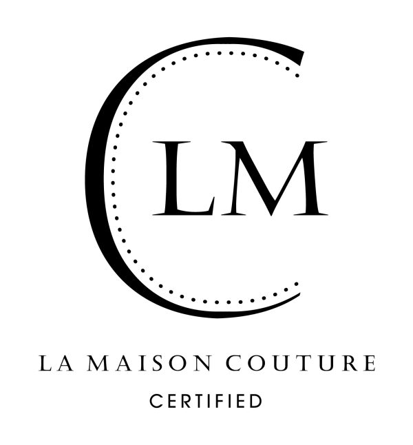La Maison Couture Certified Badge Award Ethical Production Responsible Sourcing Artisanal Collaboration Positive Impact Circular & Regenerative