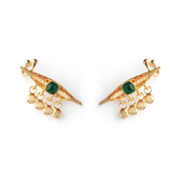 Emerald Eye Earrings by Sonia Petroff