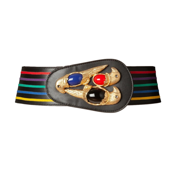 Red Parrot Belt by Sonia Petroff