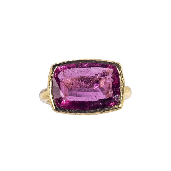 Rubellite Tourmaline Colette Ring by India Mahon