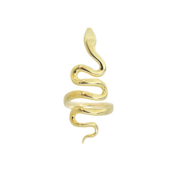 Snake Large Ring by Miphologia Jewelry