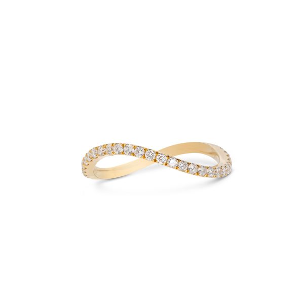 Yellow Gold Everlasting Ring by MATILDE Jewellery