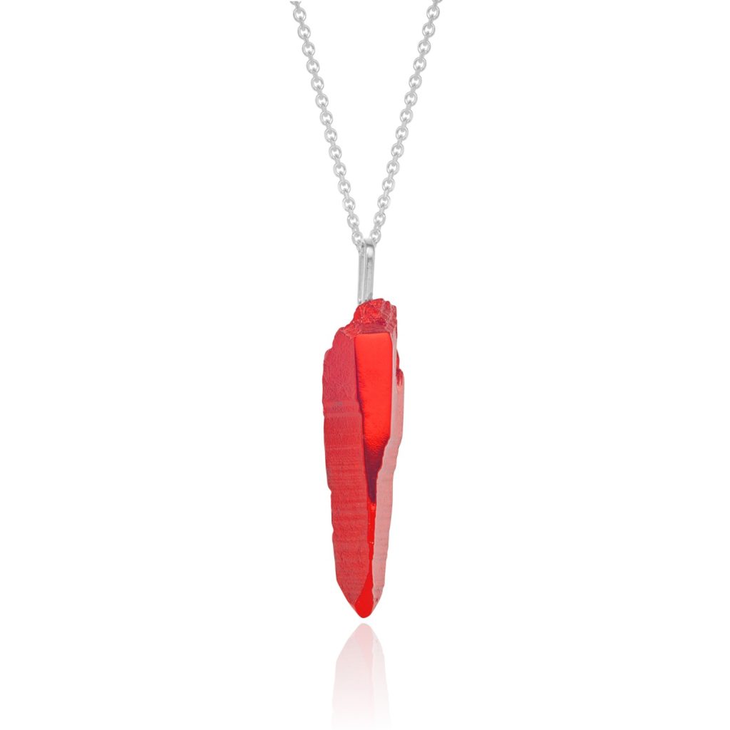 HotRocks Wand Necklace – Fiery Red by The Rock Hound