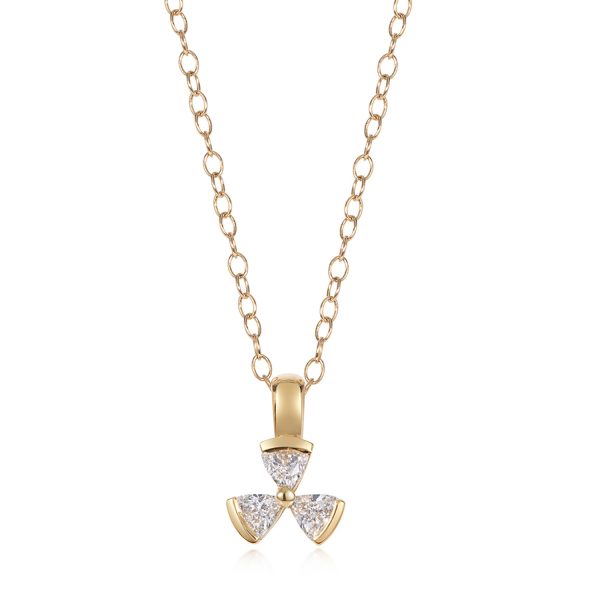 Trini Diamond Triple Pendant by Flora Bhattachary