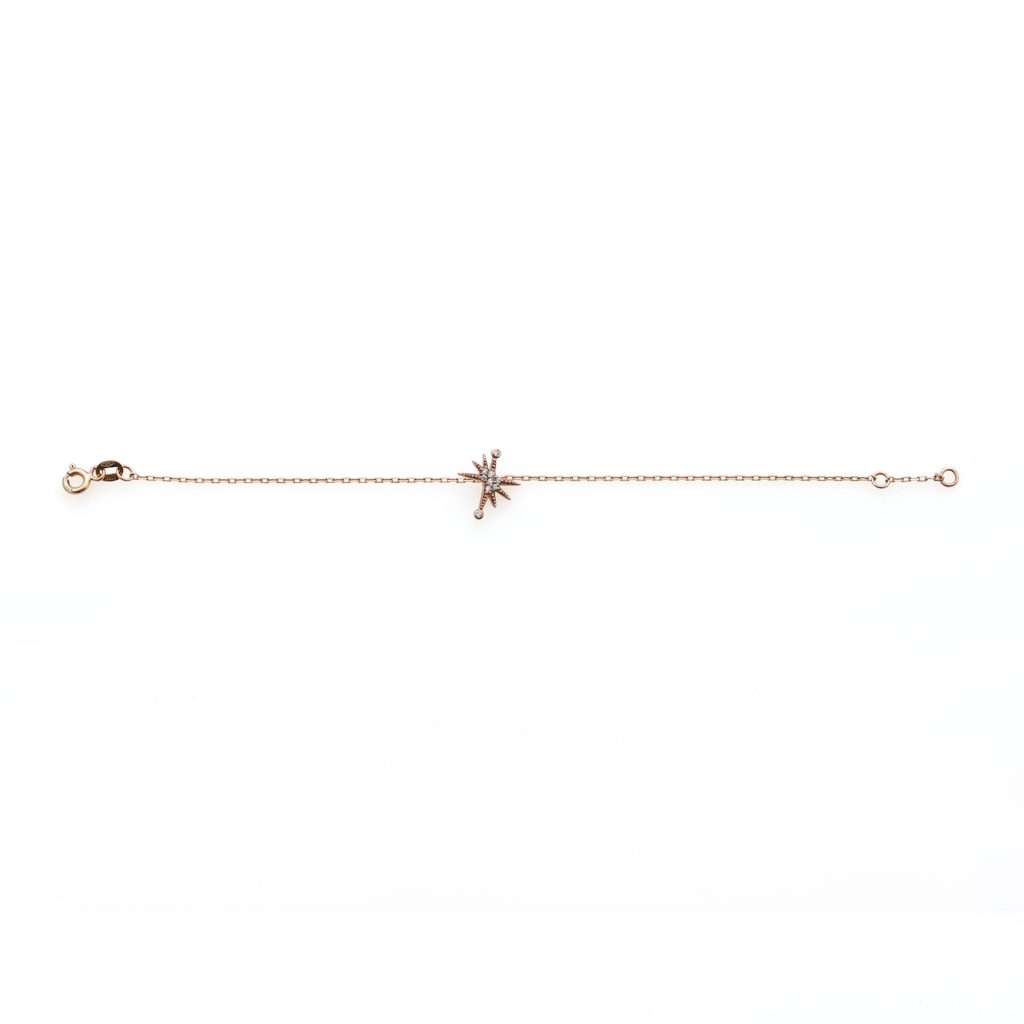Rose Gold Astral Bracelet by Myriam Soseilos