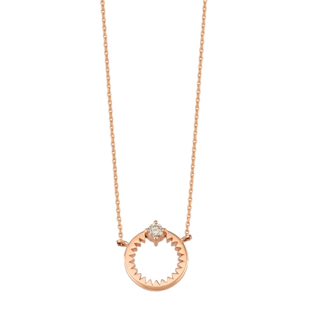 Catch You Circle Necklace by Selda Jewellery