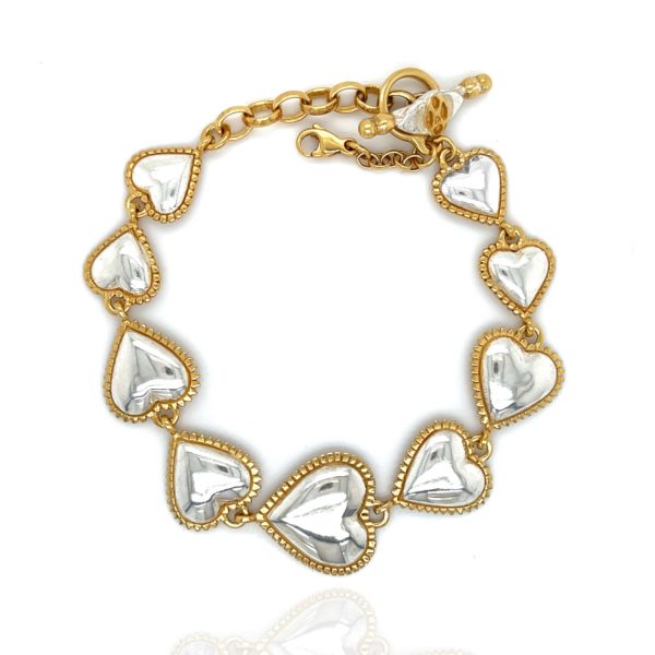 Queen Of Hearts Bracelet by Ana Verdun London