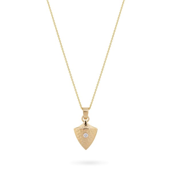 Yellow Gold Brave Necklace by MATILDE Jewellery